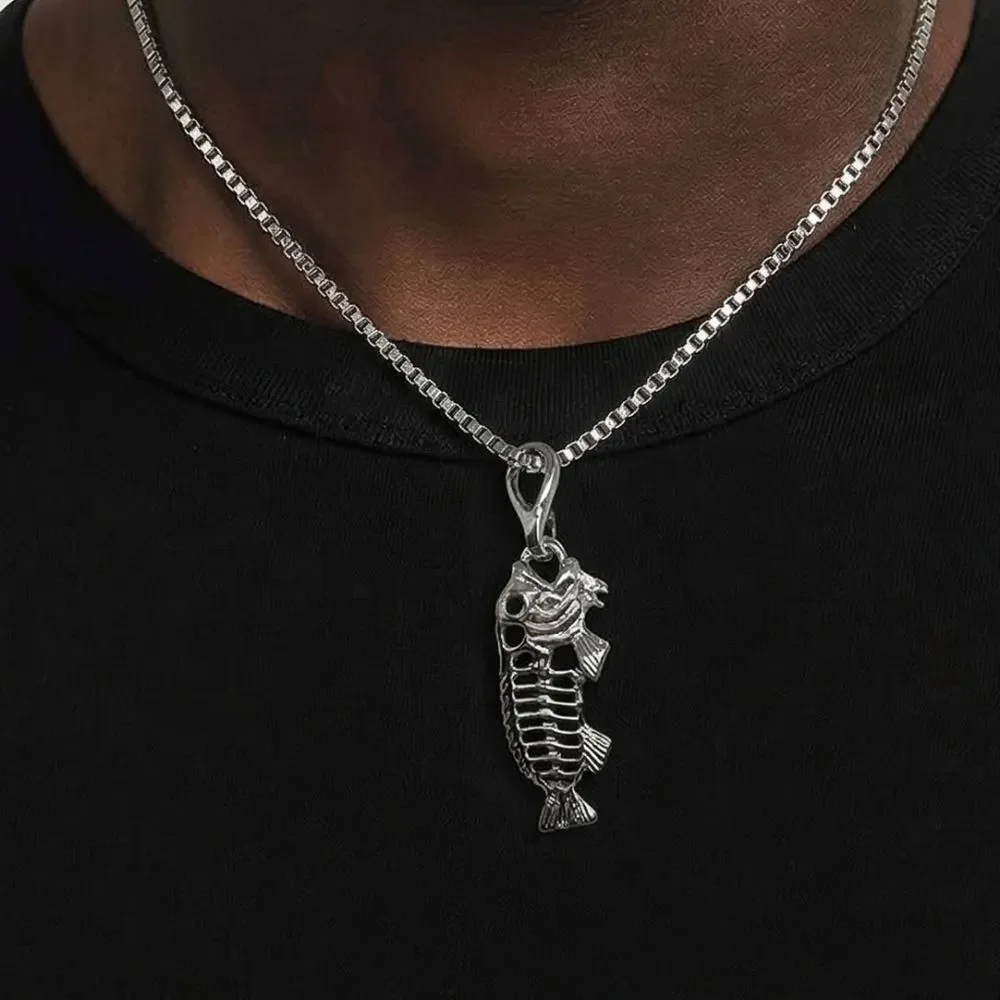 Fish Bone Skeleton Necklace | 24